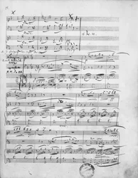 Ms.312, Phantasiestücke, Opus 88, für Klavier, Violine und Cello, 1842